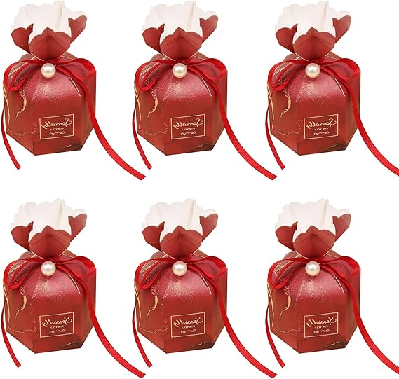 10 Pièces Or Bonbons Boîte-cadeau Faveur De Fête Boîtes à Chocolat Pour Anniversaire Mariée Mariage Bal Bébé Douche Anniversaire Boîte Creuse Décor