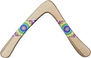 Colorado Boomerangs Eagle Colorful Wooden Boomerang Made in The USA Real Hand Crafted Wooden Boomerangs for 30 Years! (Right Handed)