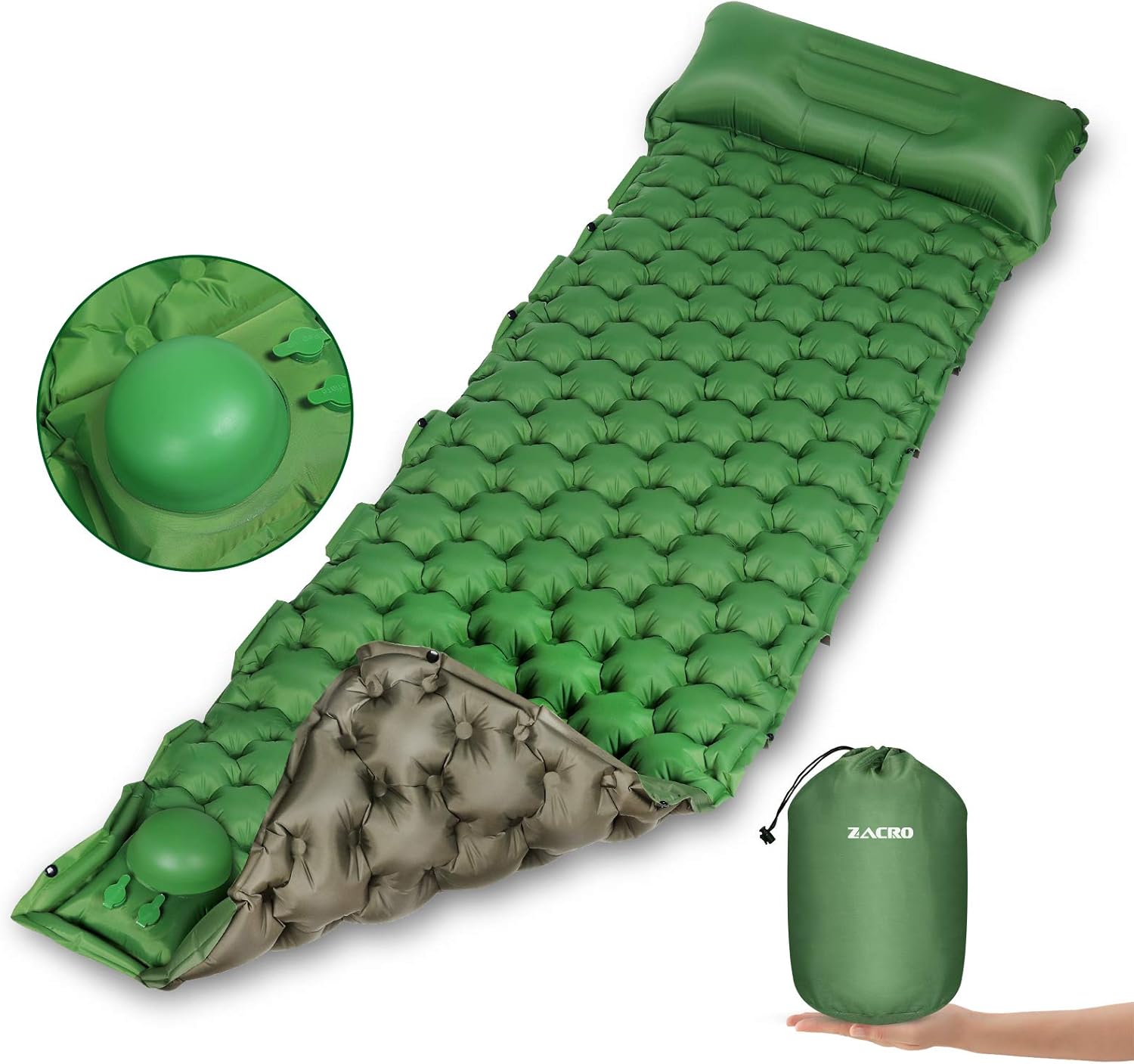 Zacro Camping Sleeping Pad,Waterproof DoubleSided Color Sleeping Pad