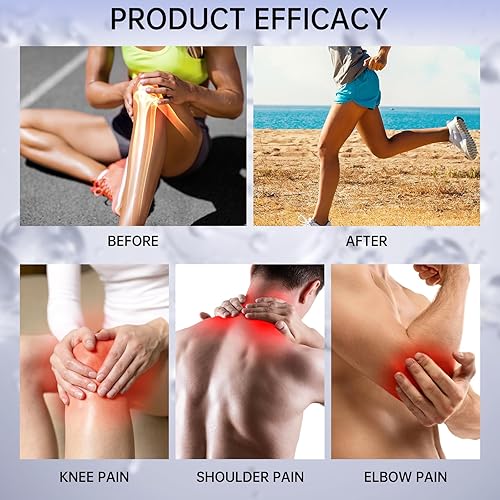 Miniatura 4 de 2 unidades de gel morado para el dolor de las articulaciones, gel de masaje calmante para aliviar el dolor, crema reparadora de articulaciones