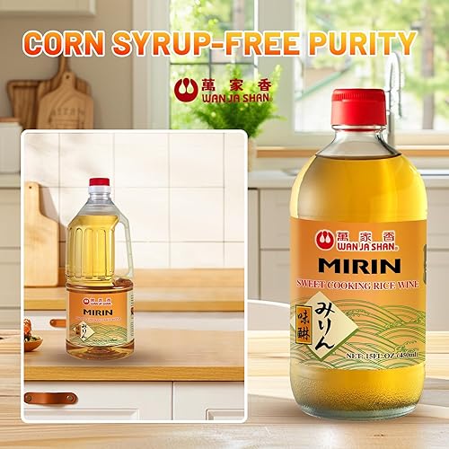 Miniatura 2 de WAN JA SHAN Vino de arroz dulce Mirin, 15 FZ