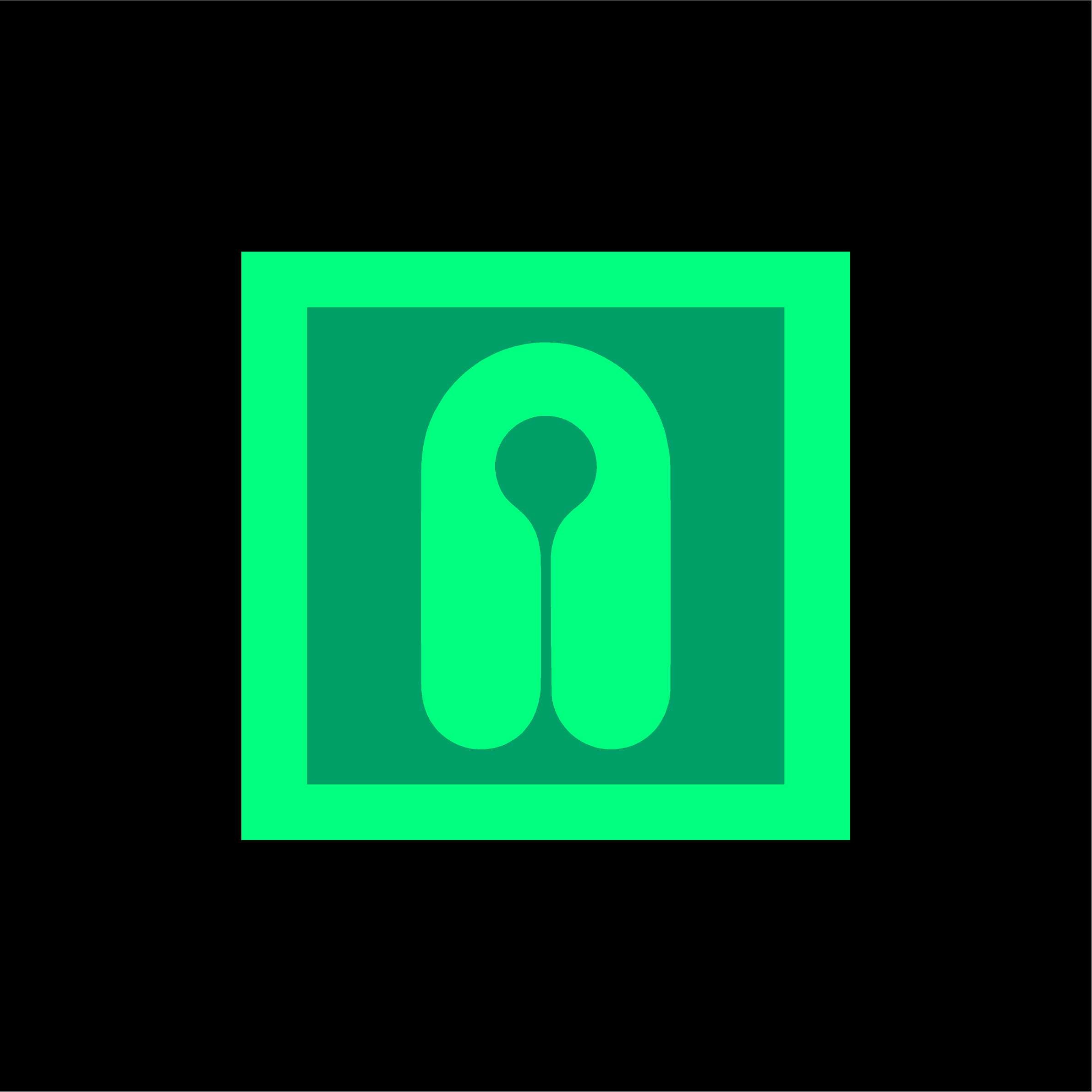 ISO Safety label Sign International Lifejacket Symbol - 100mm x 100mm 1.2mm Photoluminescent glow in the dark rigid plastic with self adhesive backing