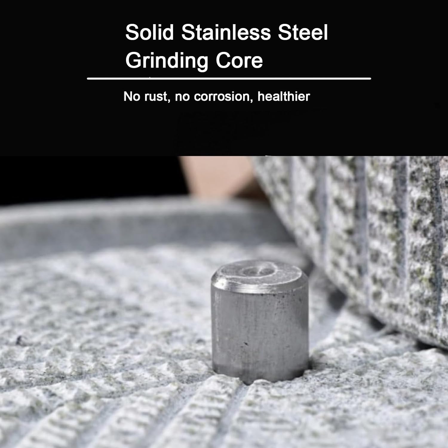 Manual Stone Grain Mill - Hand Grinder for Kitchen Use, Perfect for Grinding Wet & Dry Foods, Flour, SES, Nuts, and Seeds for Fresh Ingrents.