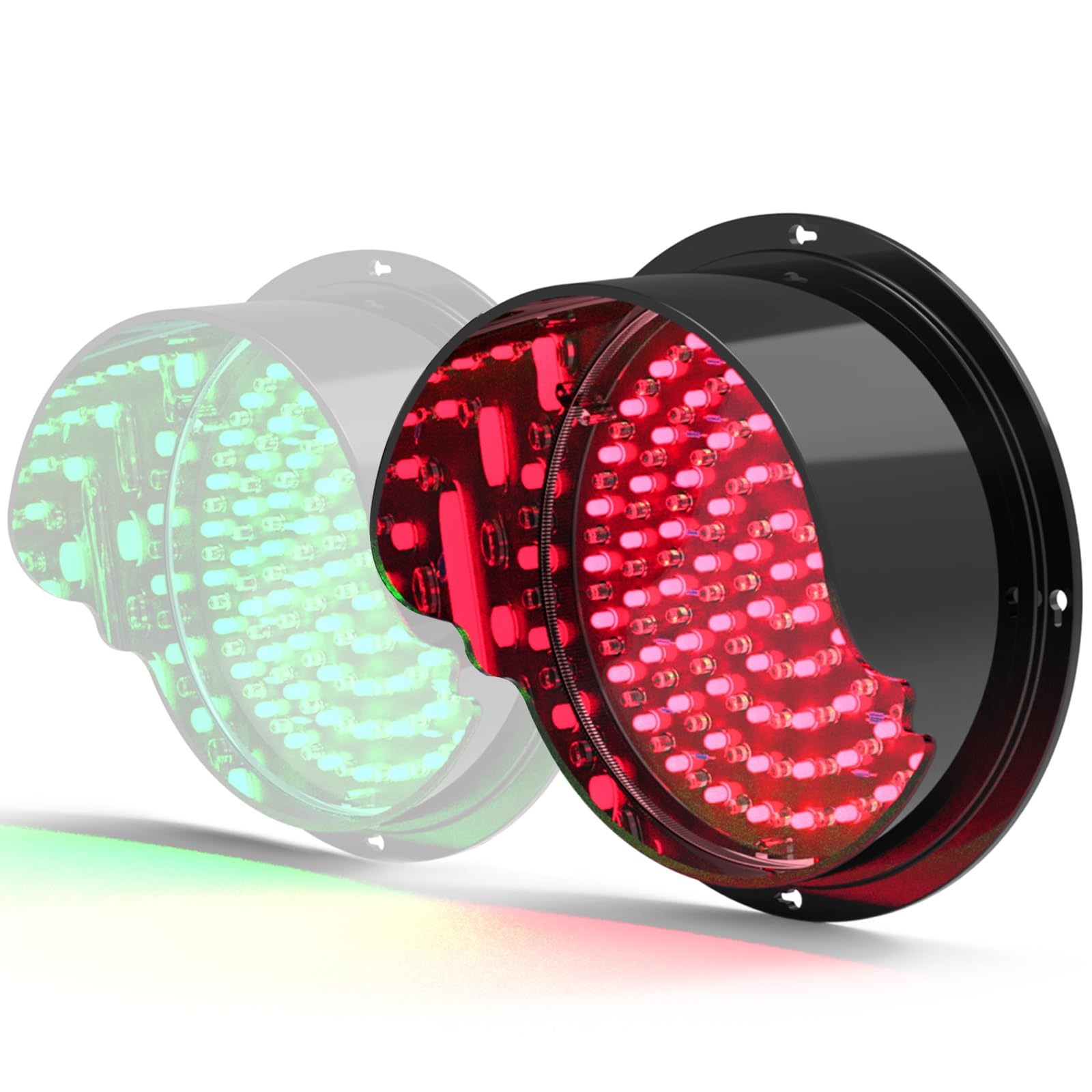 Lampka sygnalizacyjna LED, czerwona/zielona, sygnalizacja ruchu drogowego, wodoszczelna do użytku na zewnątrz, na ulice, baseny portowe, stacje poboru opłat, portów rozładunku (