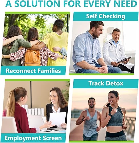 Vista 6 de Easy@Home Kits de prueba instantánea de drogas de 10 paneles - Prueba de marihuana (THC), opiáceo (OPI 2000), cocaína (COC), AMP, BAR, BZO, MDMA