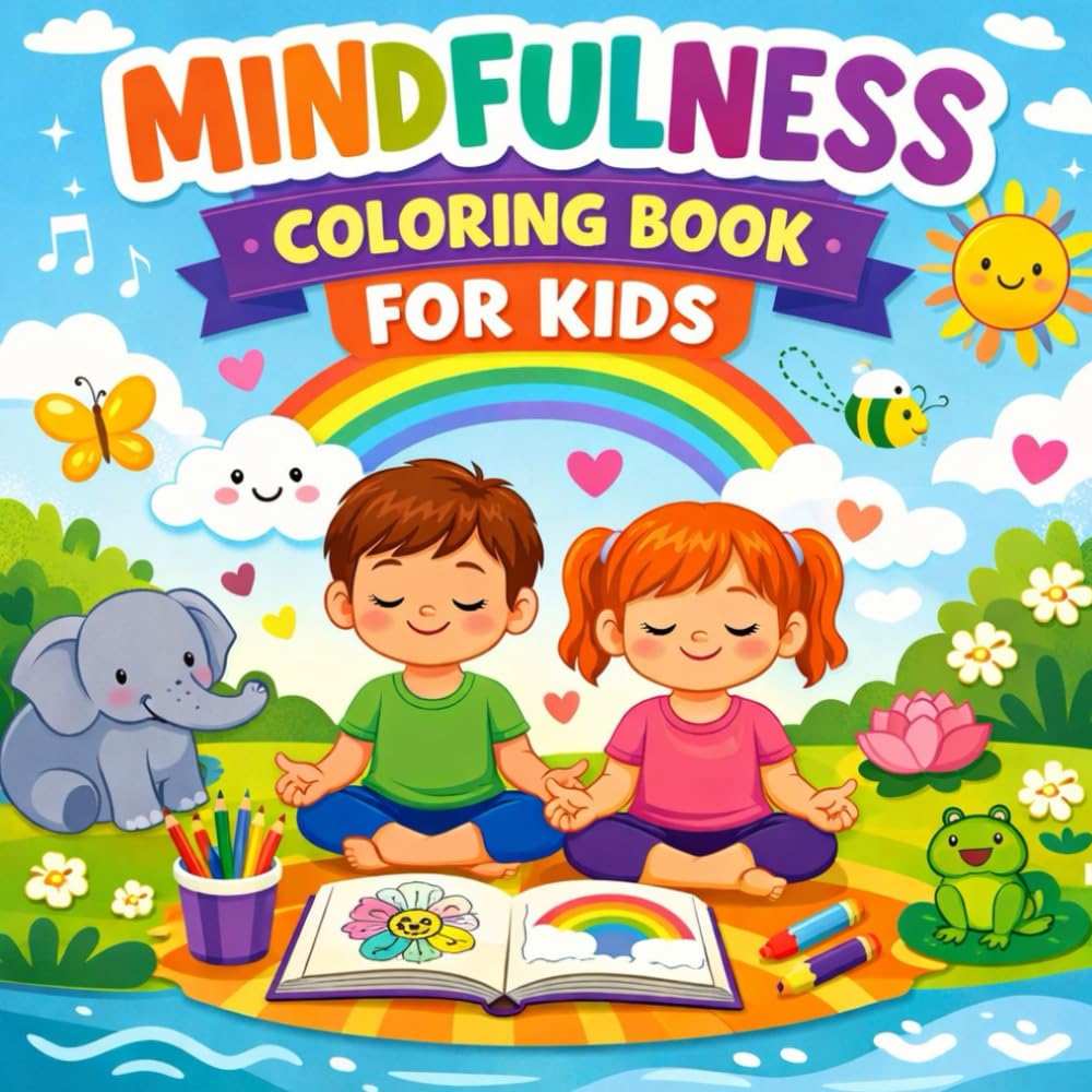 Mindfulness Coloring Book for Kids: A Fun Way to Build Confidence, Calm Anxiety, and Emotional Strength