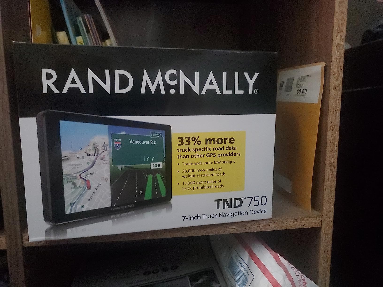 14/mo Finance Rand McNally TND 750 7inch GPS Truck Navigator, Easy
