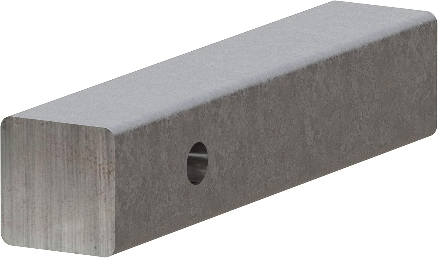 CURT 49529 2-Inch x 10-Inch Weld-On Raw Steel Trailer Hitch Bar Shank