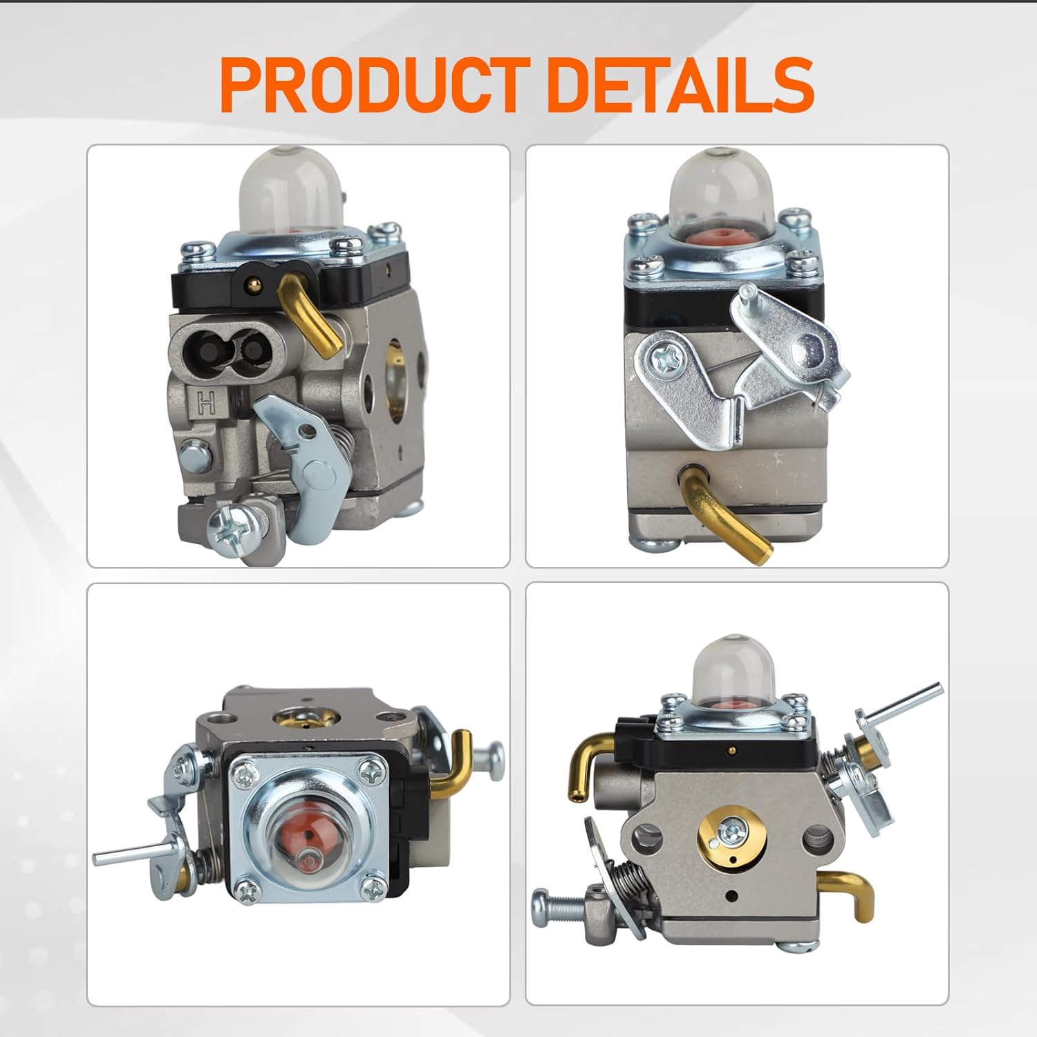 574386701 Carburetor for Husqvarna 122LK 122LD 122LDX 122C WeedEater 2-Cycle 22cc Gas String Trimmer 581734301