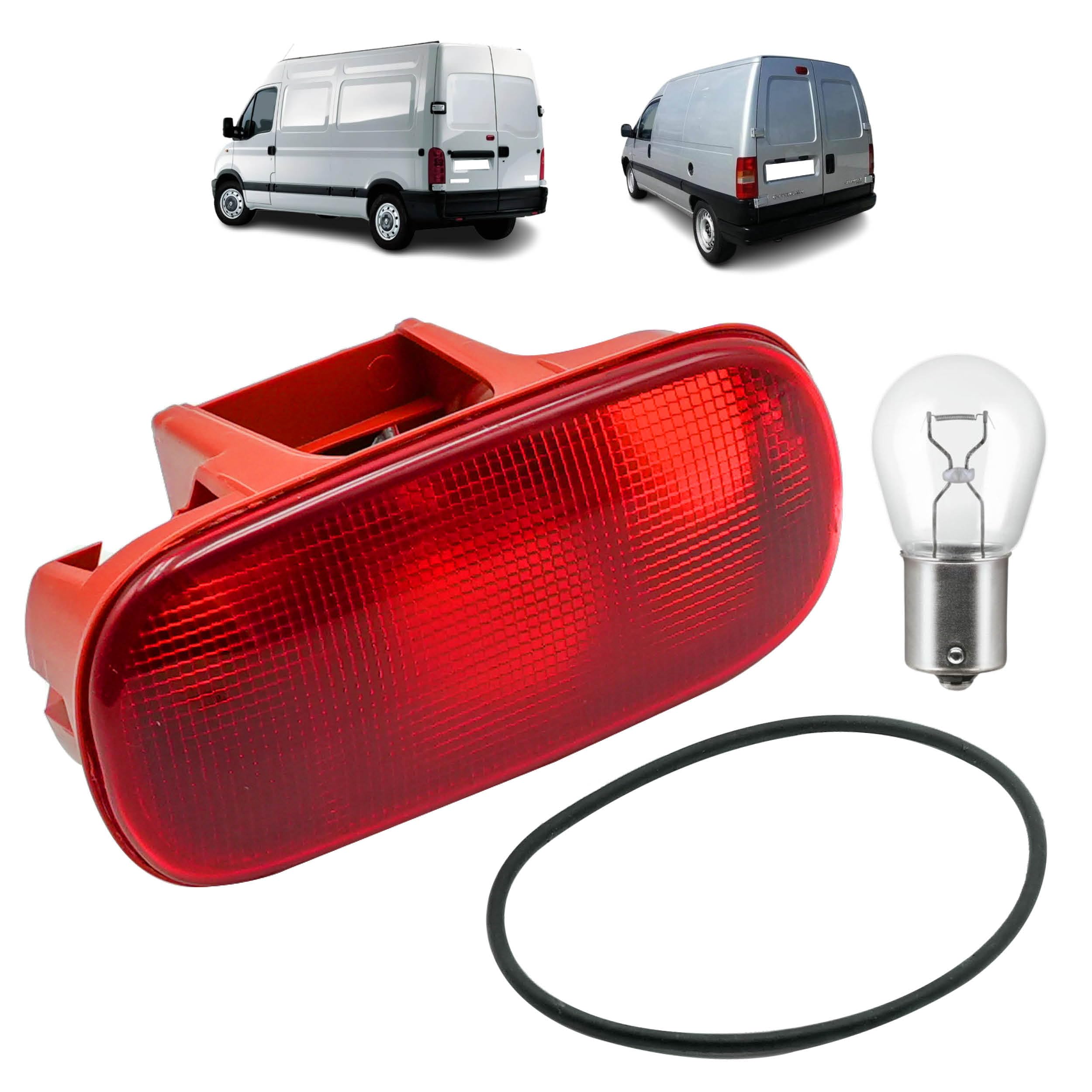 STARKIT PERFORMANCE 3ème feu stop compatible pour Master 2, Expert 1, Jumpy 1, Scudo, Interstar, Movano A. Feu stop additionnel. 9637189680, 9160832, 6351N6