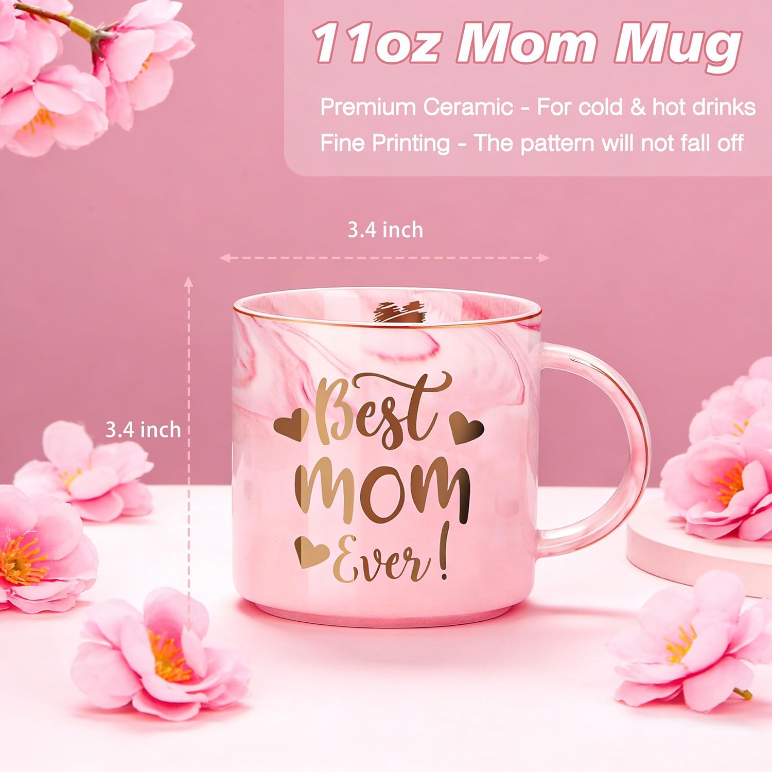 Mom Gifts, Valentines Mothers Day Christmas Birthday Gifts for Mom from Daughter Son, Mother Present Set of 7 - Image 5