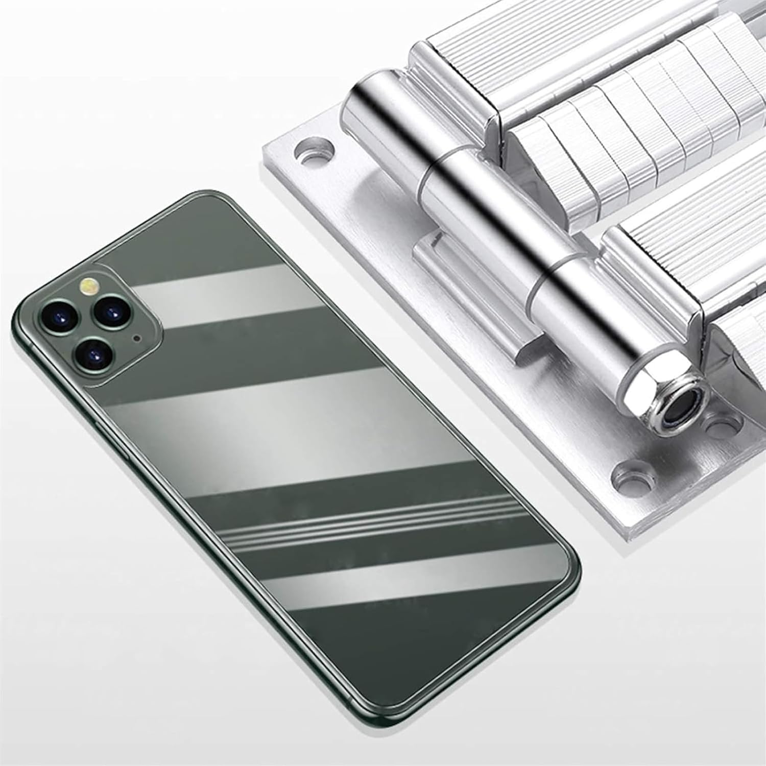 F Clothes Airer Double Pole Wall Mounted 180° Left and Right Rotation Multi-Function Folding Hanger for Balcony Laundry Kitchen,