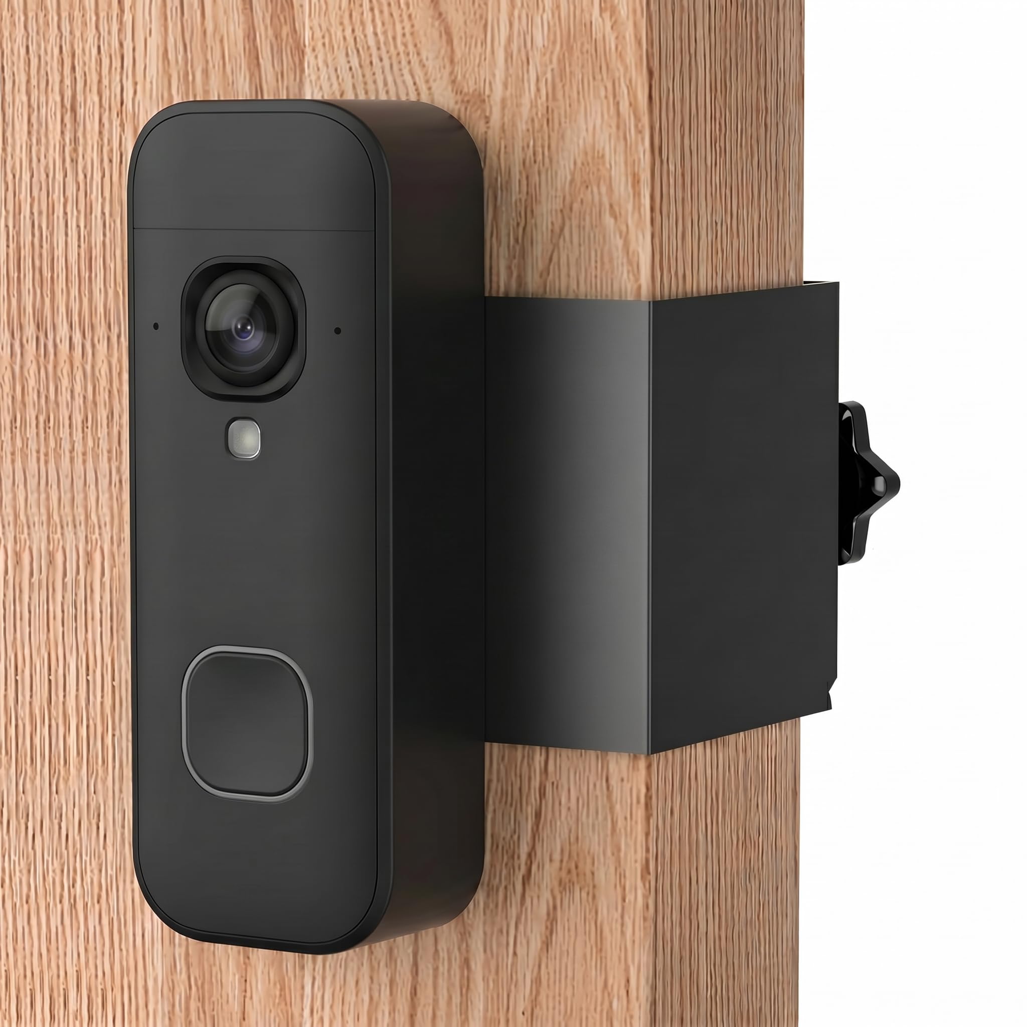 Anti-Theft Doorbell Door Mount No Drill Compatible with Blink,No Cover Not Block Doorbell Motion Sensor Bracket Holder for Apartment Renters