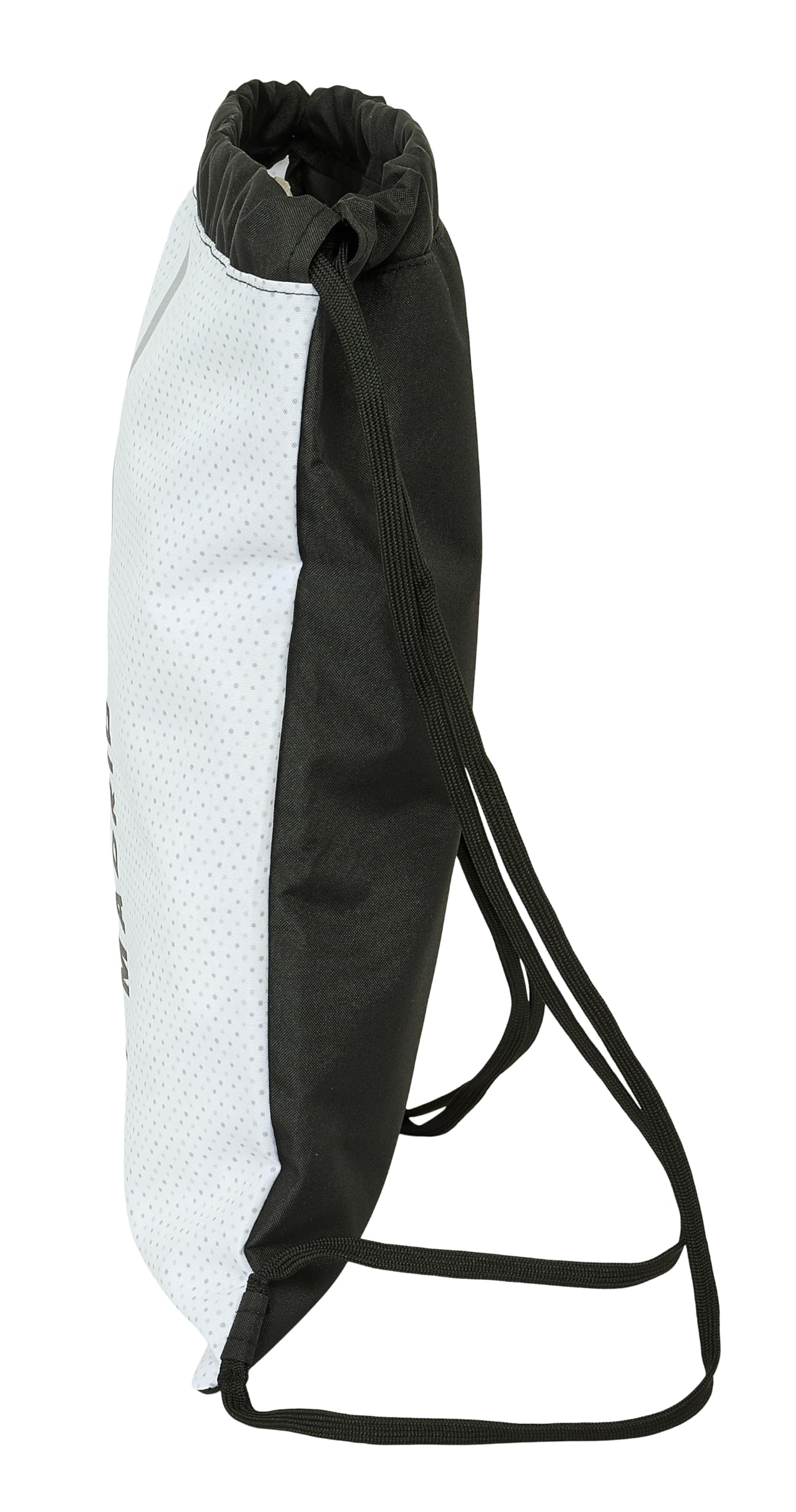 Real Madrid 1. Team 24/25 Rucksack, flach, groß, ideal für Kinder unterschiedlichen Alters, komfortabel und vielseitig, Qualität und Haltbarkeit, 35 x 40 cm, Weiß/Grau, Weiß/Grau, Standard,
