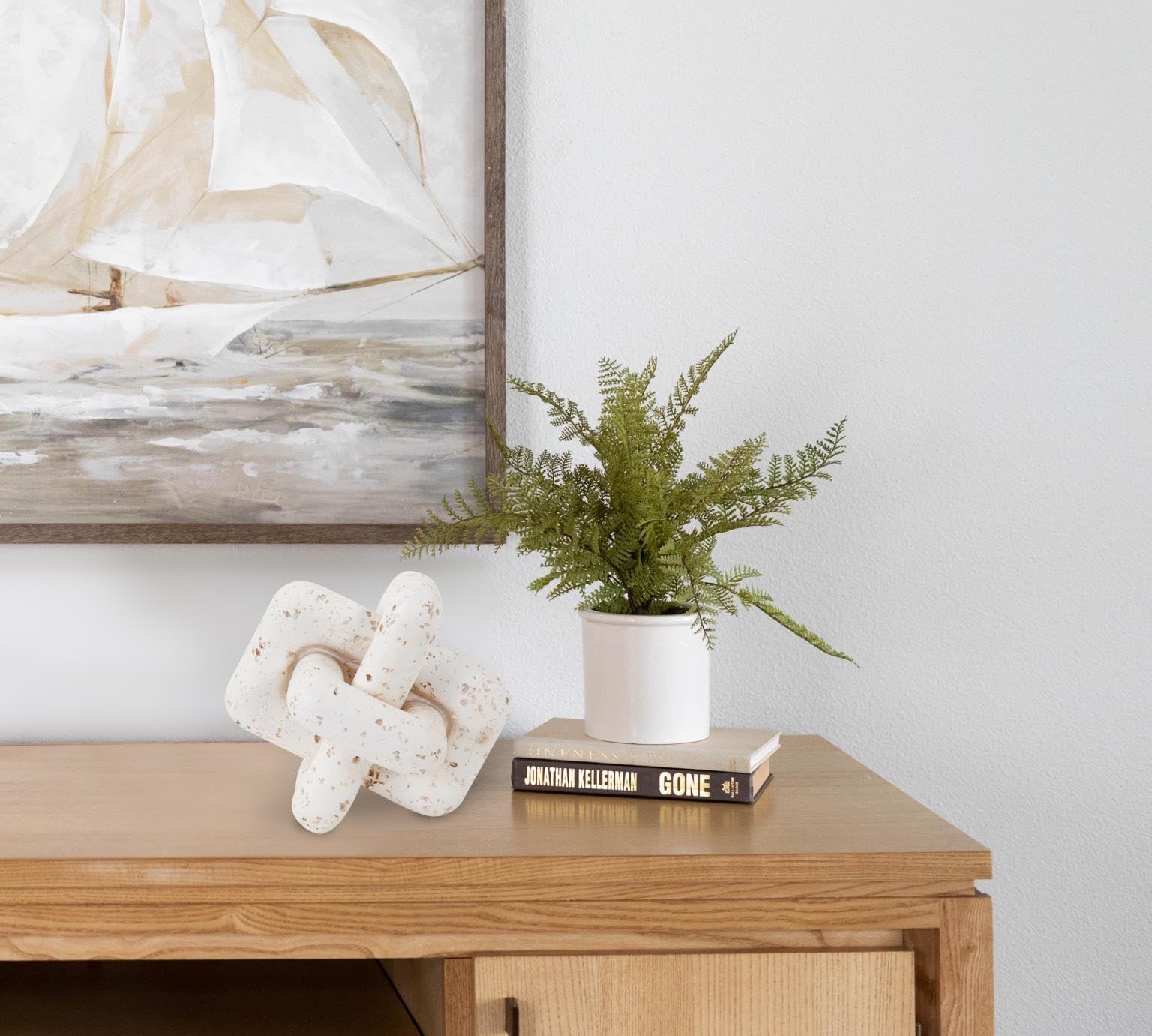 Amazon.com: Howard Elliot Everlink Natural Stone Sculpture for