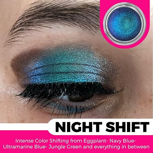 Miniatura 2 de Concrete Minerals Sombra de ojos multicromo, cambio de color intenso, de larga duración sin arrugas, 100% vegano y libre de crueldad, hecho a mano