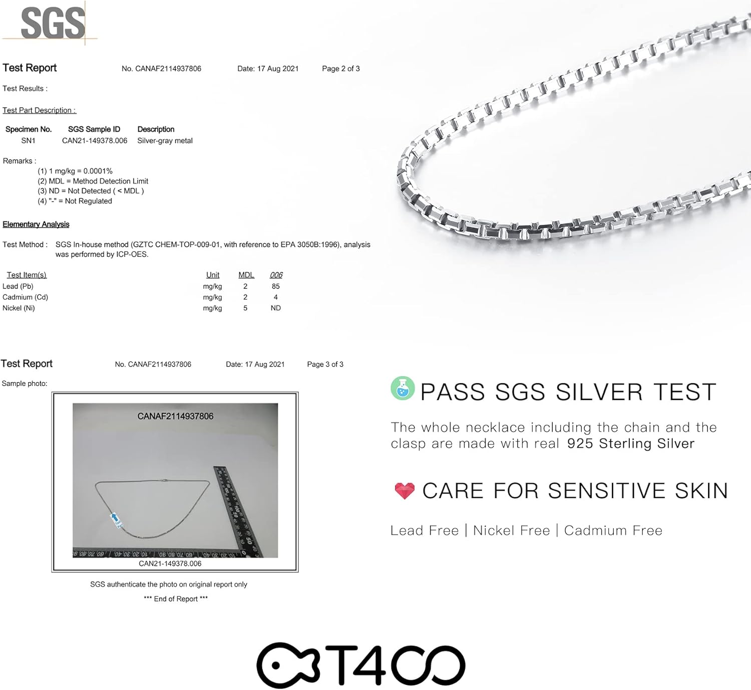 T400 925 Sterling Silver Chain Necklace 1.5mm 1mm Gold Plated Italian Box Chains for Women Men Teens 16 18 20 22 24 26 30 inches - Image 6