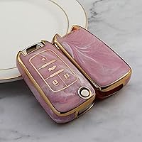 Vista 6 de TPU Jade Pattern Car Key Cover Case, for Buick for Aveo Trax for Opel Astra Corsa H J G Meriva Zafira Antara