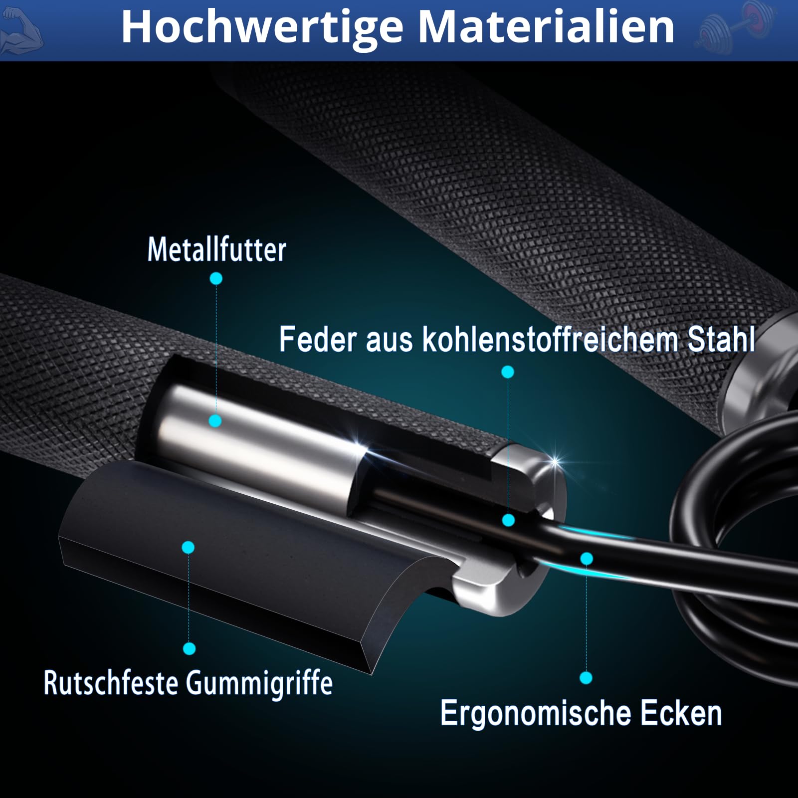 KDG Handtrainer Unterarmtrainer 4er or 6er Pack,22.5KG-157.5KG Metall Griffkraft Trainer,Rutschfester Fingertrainer Handgriff-Stärker für Muskelaufbau und Hand-Rehabilitationsübungen
