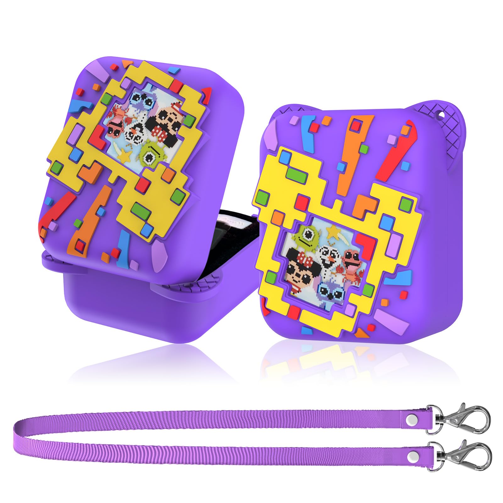 1Pc Voor Bitzee Siliconen Beschermhoes Shockproof Interactieve Speelgoed Digitale Cover Game Voor Bitzee Accessoires Met Lanyard Pet