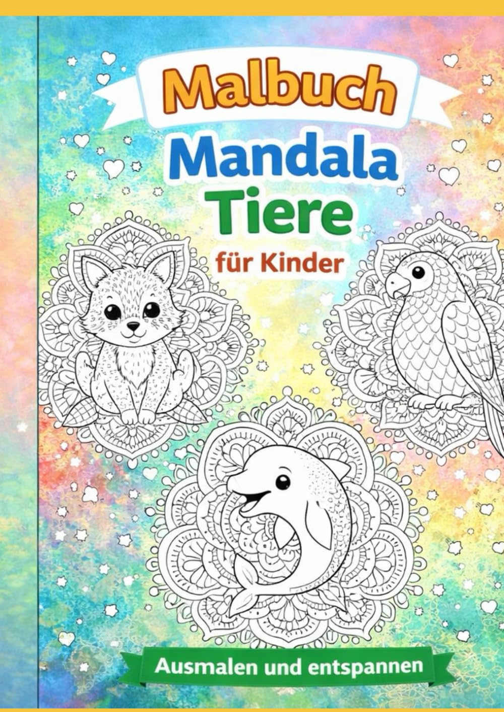 Malbuch: Mandala - Tiere für Kinder
