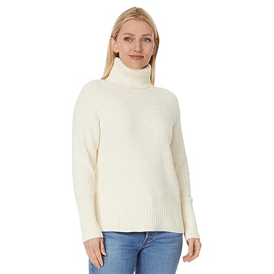 L.L.Bean SuperSoft Waffle Turtleneck Sweater Women