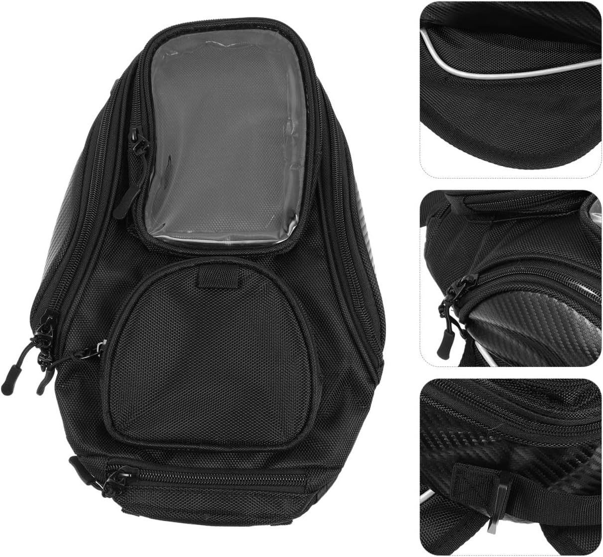 Motorcycle Tank Bag Pouch Oxford Cloth Large Capacity Storage Repair Tools Magnet Design