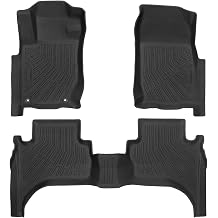 Priprilod Floor Mats Fit for Mitsubishi L200 Triton 2005-2018 All Weather Protector TPE Floor Liners Custom Fit Car Mats Non-Slip