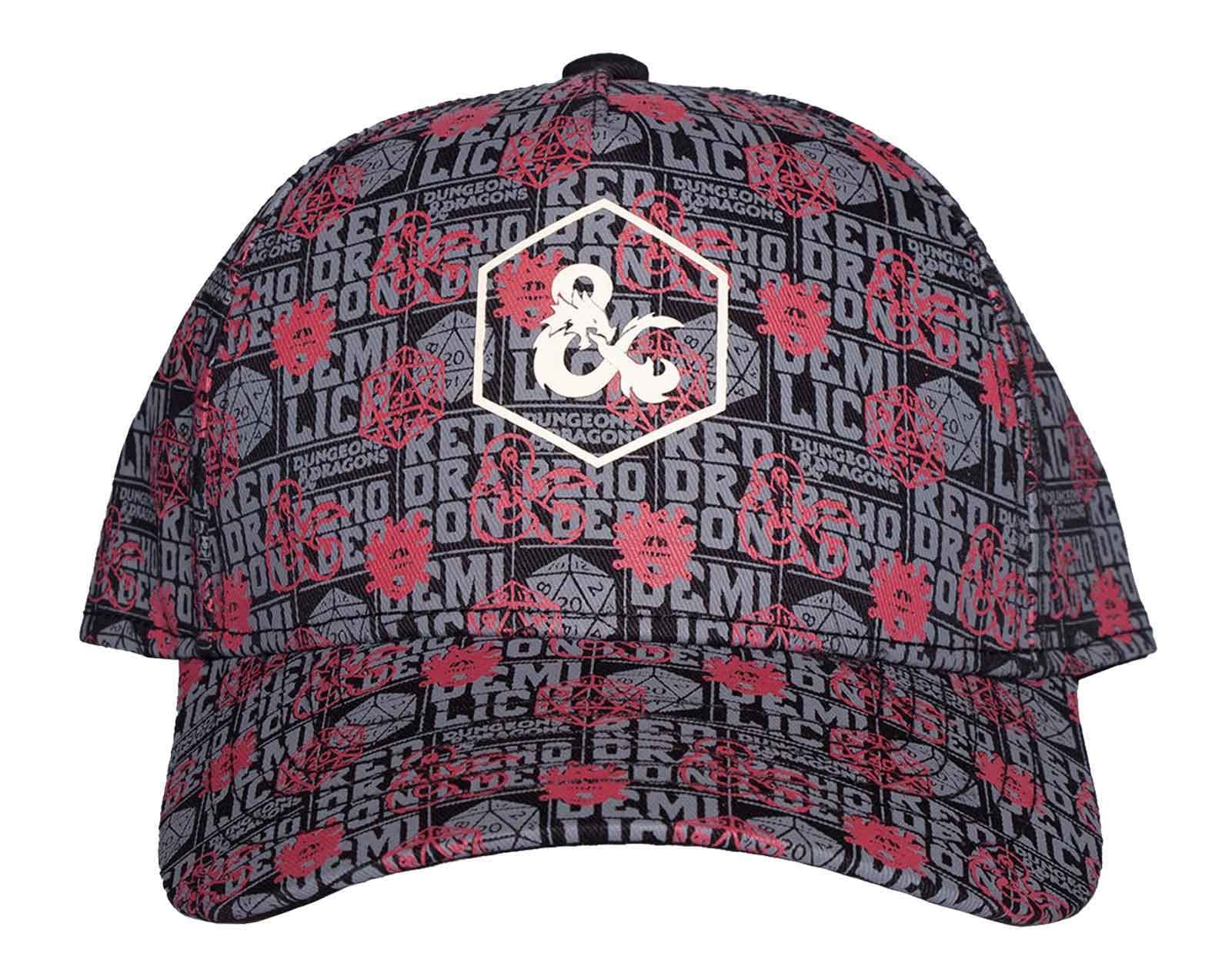 Dungeons & DragonsHasbro Dungeons and Dragons Logo & All-Over Print Adjustable Cap BA127442HSB