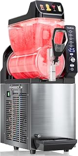 Commercial Slushie Machine, Margarita Daiquiri Wine Frappe Slush Frozen Drink Machine, 15L