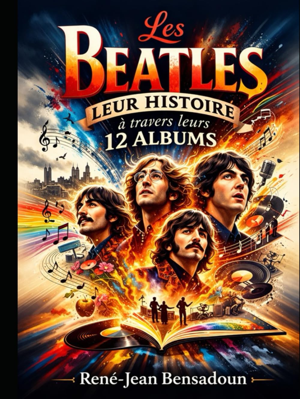 Les Beatles : Leur histoire à travers leurs 12 Albums: L'histoire d'une Révolution musicale