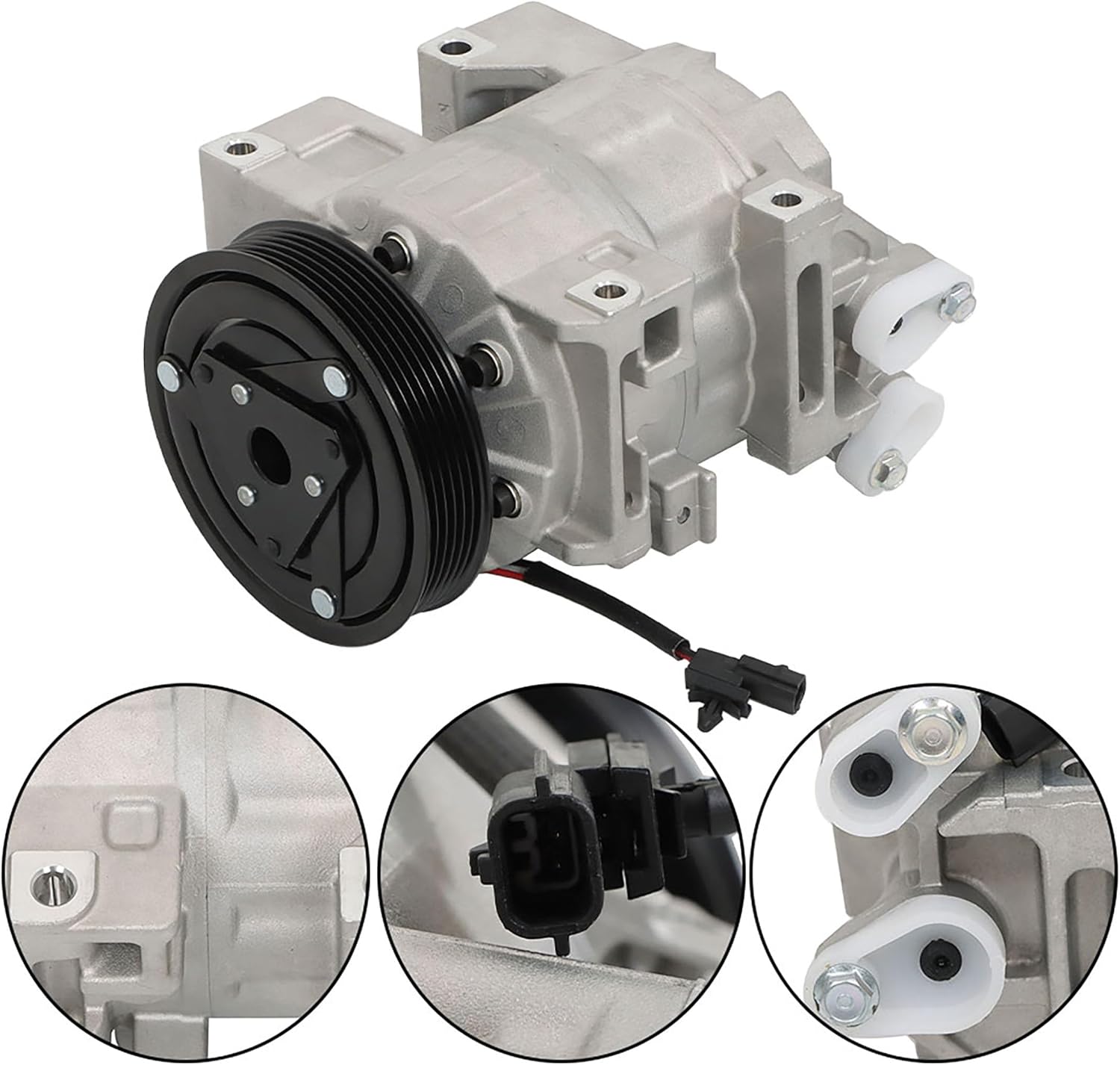 AC Compressor with Clutch Replacement for Nissan Altima Sentra 2.5L 2007-2012 CO 10886C