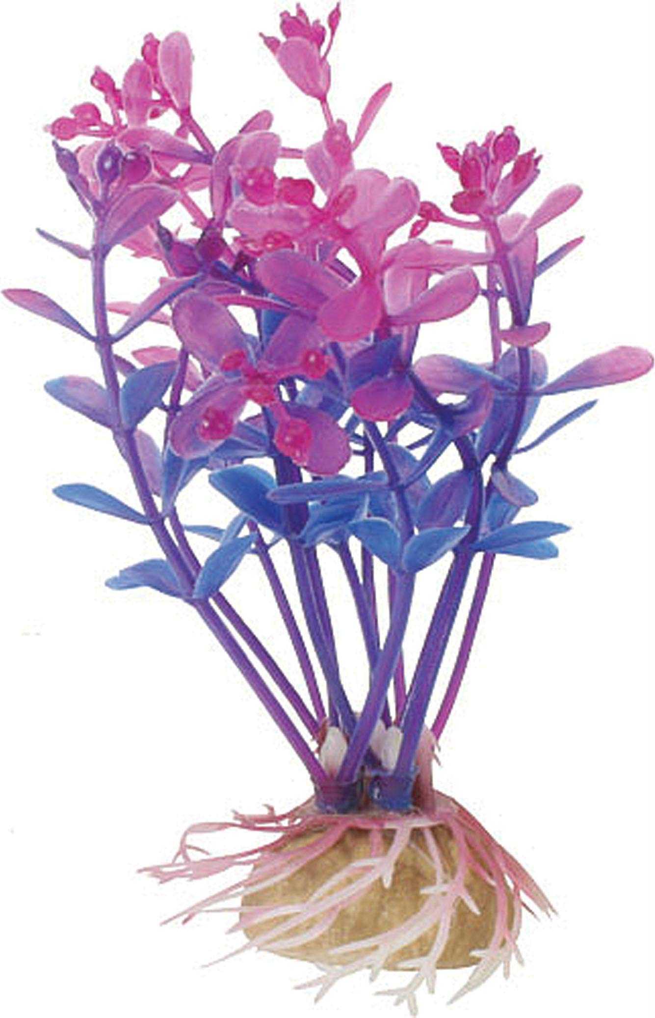 029221 Glow Elements Lindernia Technicolor Cluster 4 Inch - Neon Purple