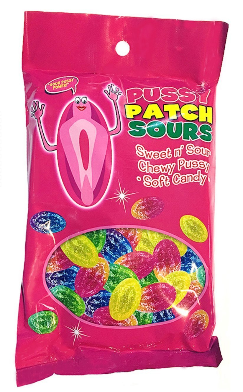 Pussy Patch Sours Sweet and Sour Soft Chewy Gummy Candy 1
