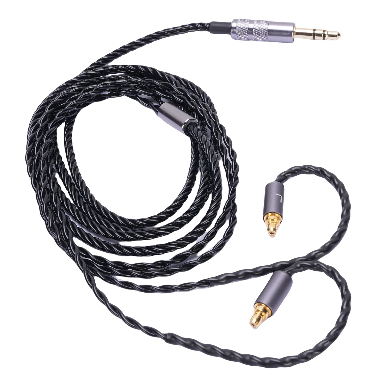 ASHATA Ersatz-Audiokabel, Upgrade-Kopfhörerkabel für IE 100, IE400, IE 500, IE100 Pro, IE400 Pro, IE 500 Pro, Kopfhörer-Soundkabel, 3,5-mm-Stereostecker