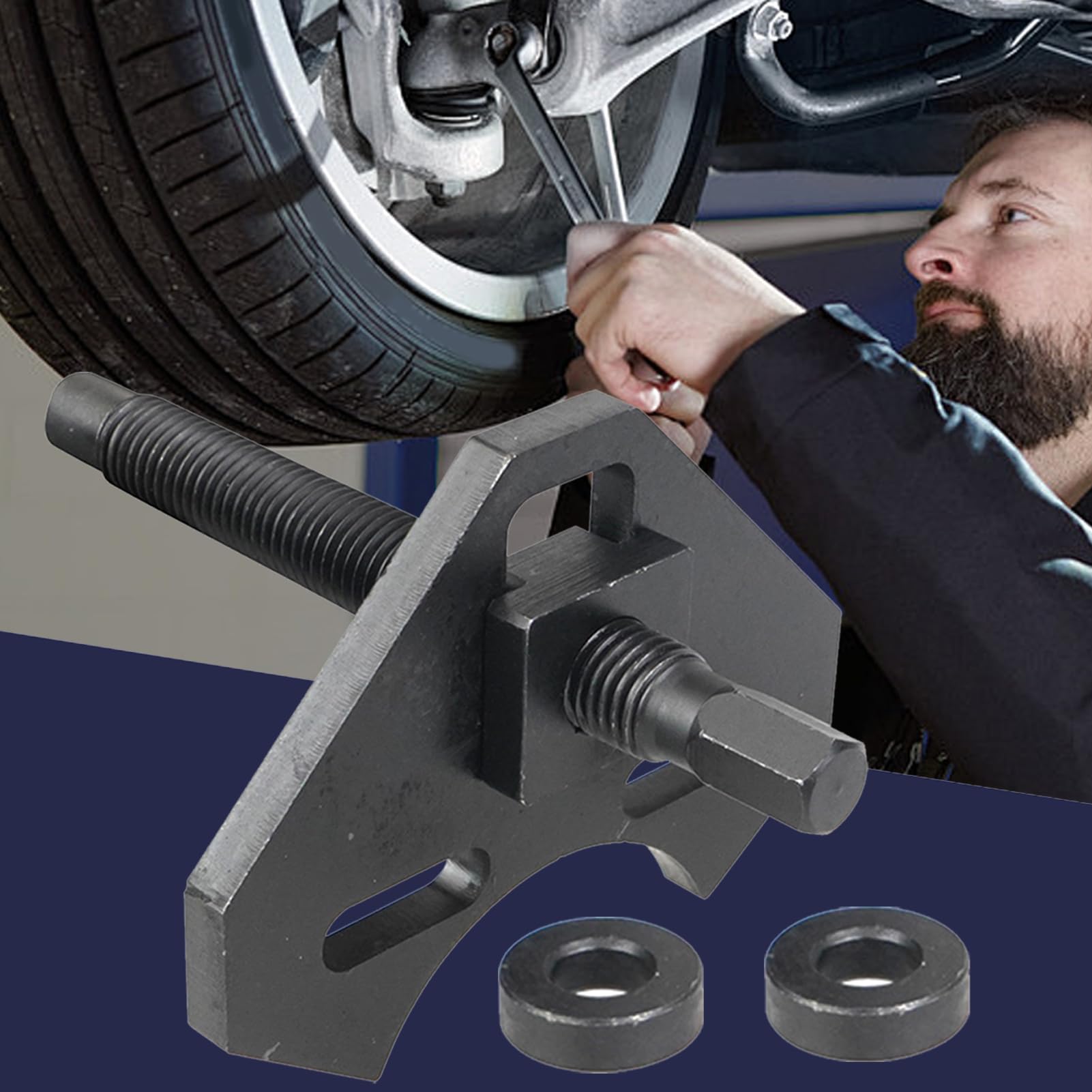 40100 Hub Remover - Strumento per cuscinetti ad alte prestazioni, dispositivo pratico per la riparazione delle ruote, kit di rimozione permanente, installatore professionale per auto, risparmio di