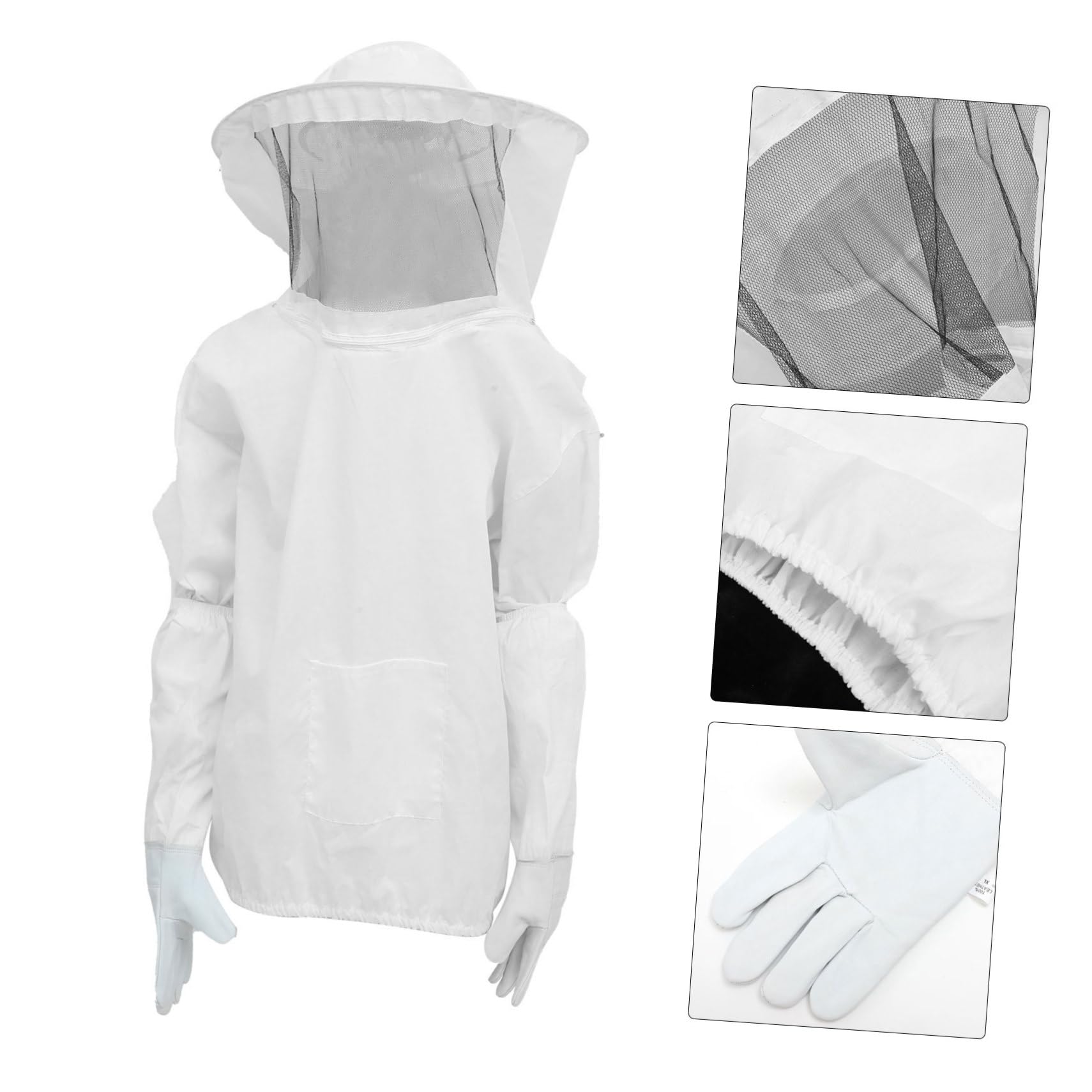 SOIMISS Tuta Da Apicoltore Per Apicoltori Cappello Apicoltore Vestiti Da Guanti Lavoro Attrezzatura Per Apicoltura Protettivo Kit Completo Per Apicoltura