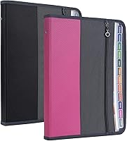 Vista 19 de NAFY Carpetas de archivos expandibles, organizador de documentos de 13 bolsillos con cremallera, tamaño carta A4, carpetas de archivos expandibles