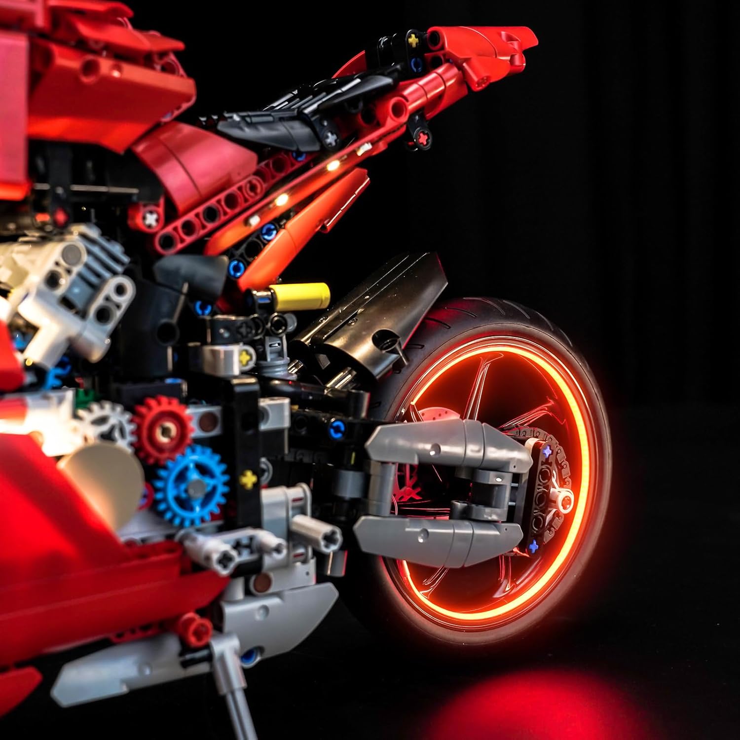 LED Lighting Compatible with Lego Ducati Panigale V4 S Motorcycle, Light Kit Compatible with Lego 42202 Ducati Panigale V4 S Motorcycle, NOT Included The Model Set (Standard Version)