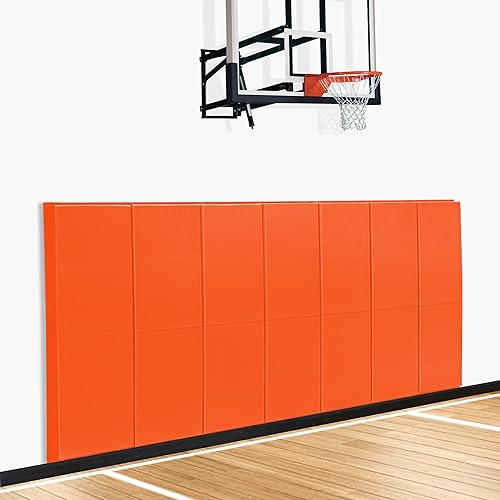 Miniatura 10 de Acolchado de pared para gimnasio, protector de pared para cancha de baloncesto, almohadillas protectoras extraíbles de 2 pulgadas de grosor de alta