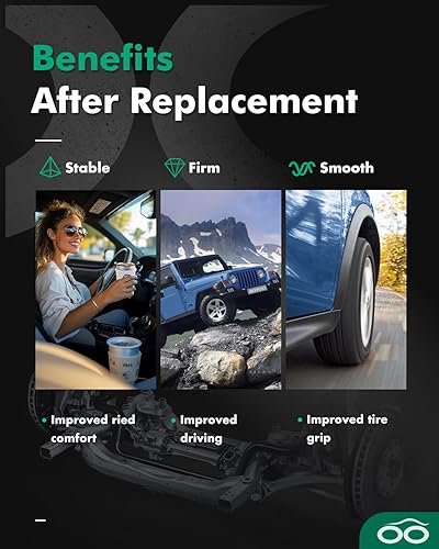 Miniatura 8 de SCITOO Juego de 2 amortiguadores delanteros para Tundra, amortiguadores y puntales para Toyota Tundra Amortiguadores 2000 2001 2002 2003 2004 2005