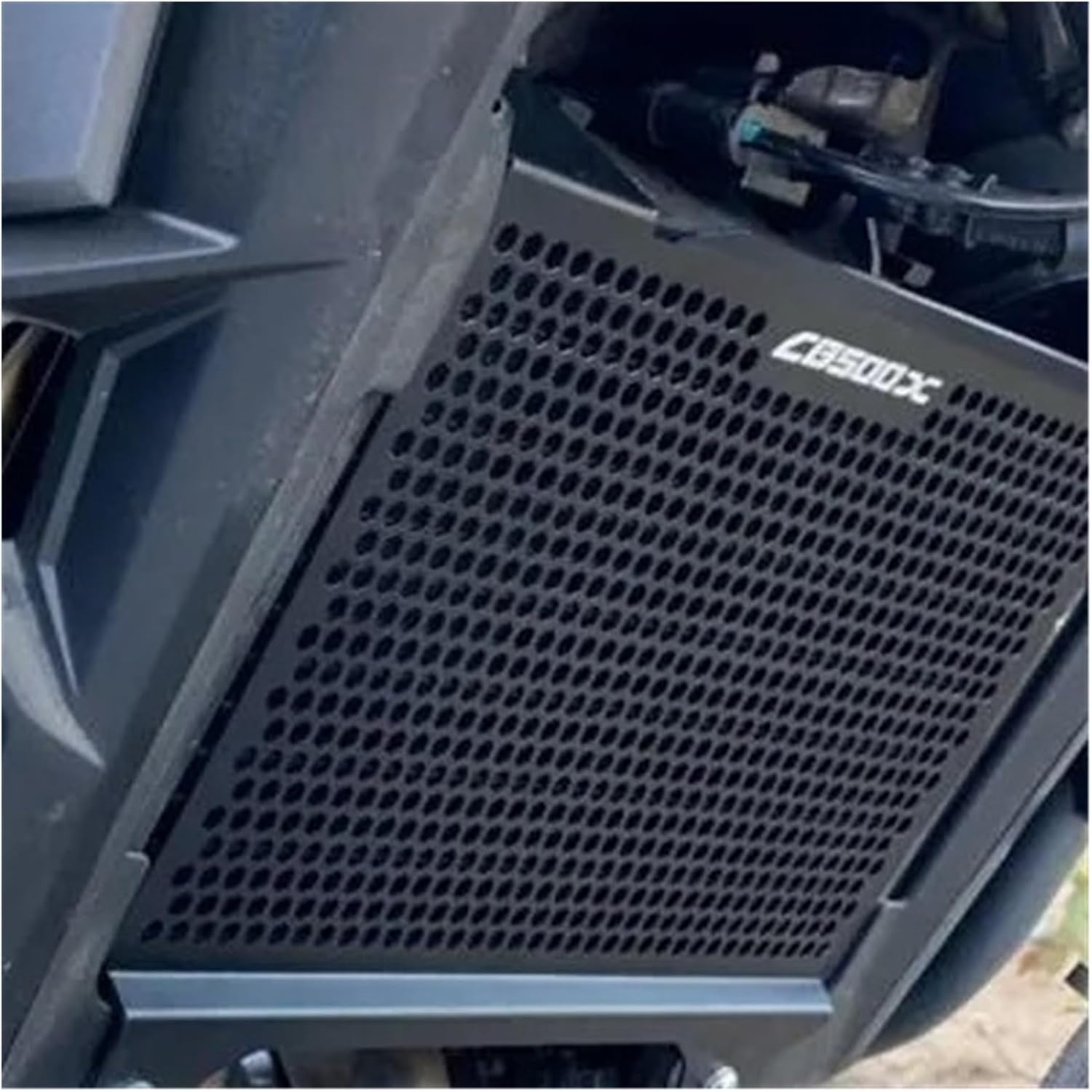 Motorcycle Accessories Radiator Guard Water Tank Protection Grille Compatible with CB500X 2022-2023-2024(Black-CB500X-A)