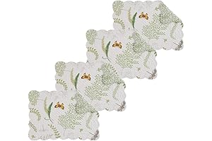 C&F Home Quilted Placemats Set of 4