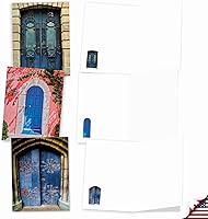 Vista 25 de The Best Card Company 20 Assorted Blank Notes Bulk Box Set 4 x 5.12 Inch with Envelopes (10 Designs, 2 Each) Bold Bouquets AM10345OCB-B2x10