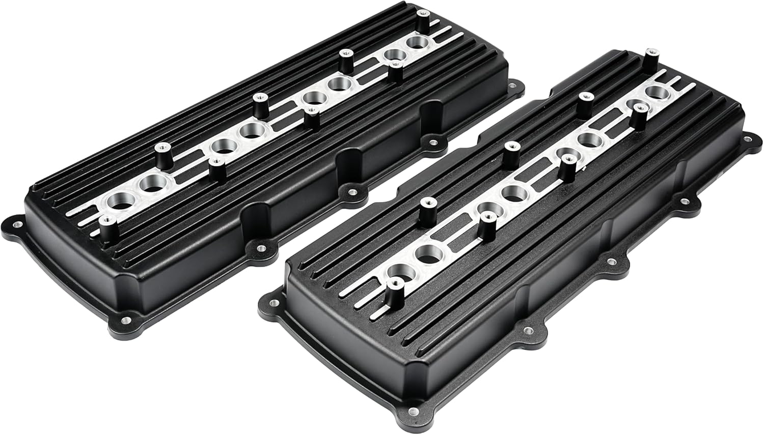 Aluminum Cast Valve Covers for Gen 3 III Hemi 5.7L 6.1L 6.4L For HEMI Gen III Cast Valve Cover (Black)