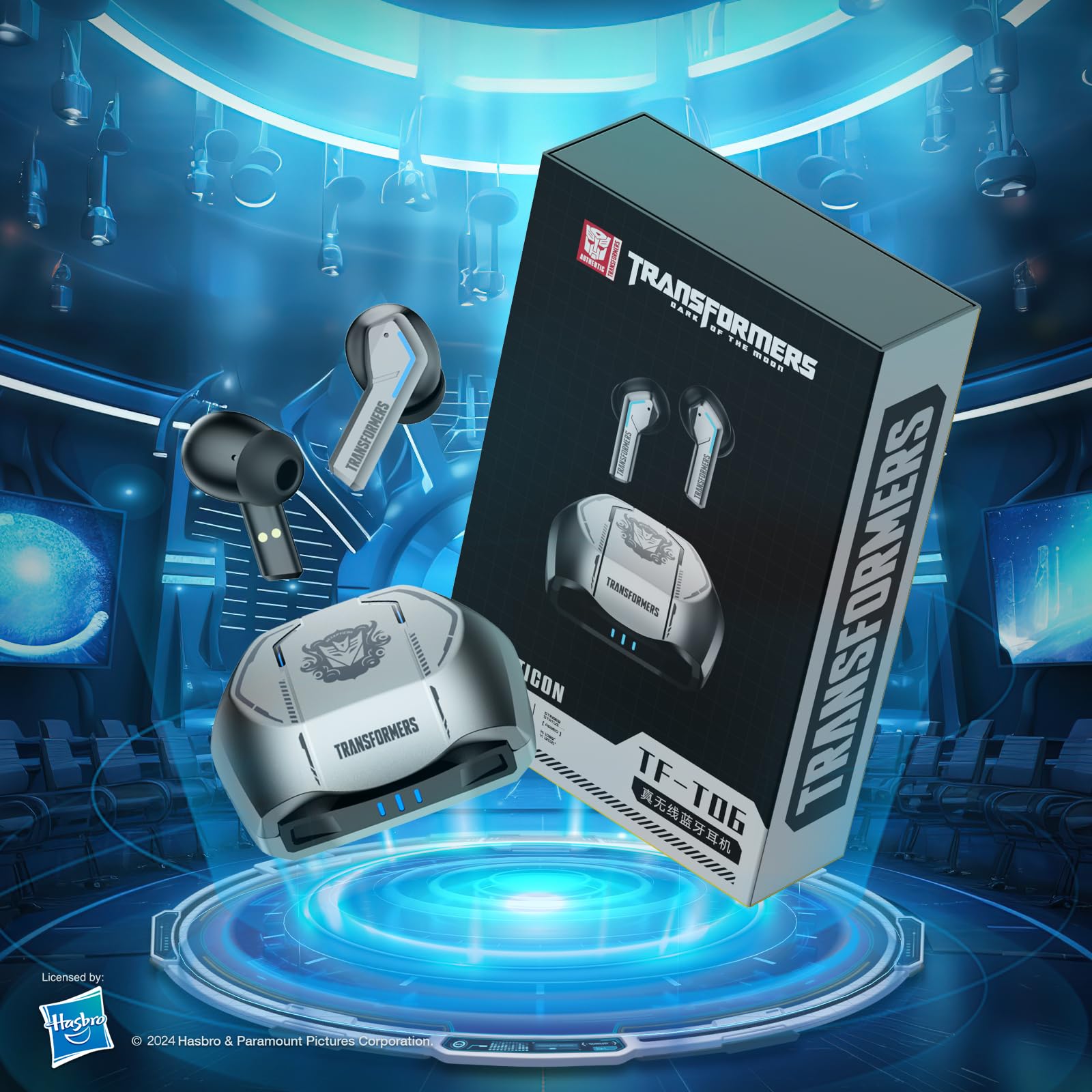 Transformers TF-T06 Wireless Earbuds Bluetooth 5.3 Headphones Bass