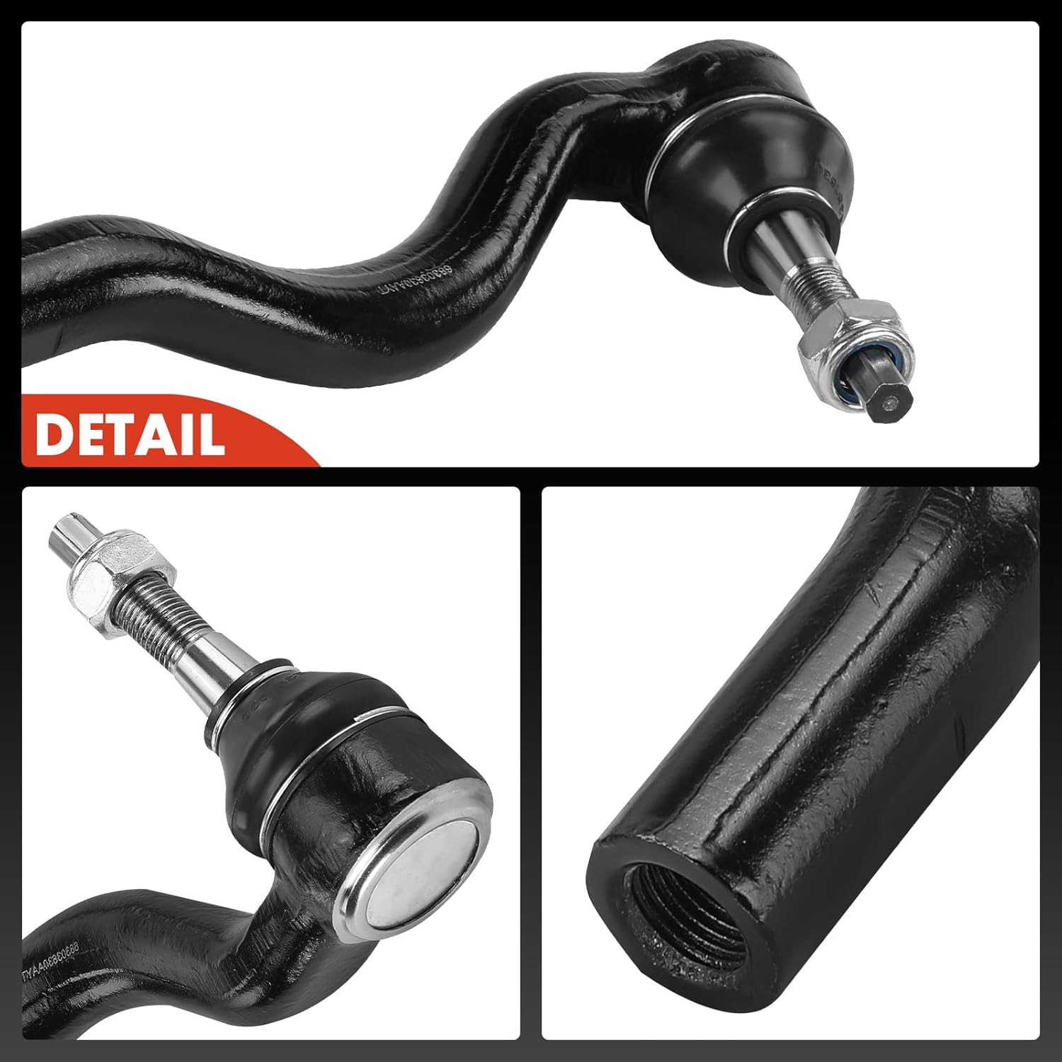 A-Premium 2 x Front Outer Tie Rod Ends, Compatible with Jeep WK2 Series Grand Cherokee 2016-2021 & Dodge Durango 2016-2023