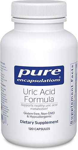 Pure Encapsulations - Fórmula de ácido úrico - Suplemento hipoalergénico con vitaminas y extractos de hierbas para apoyar el metabolismo saludable disponible en Yaxa Colombia