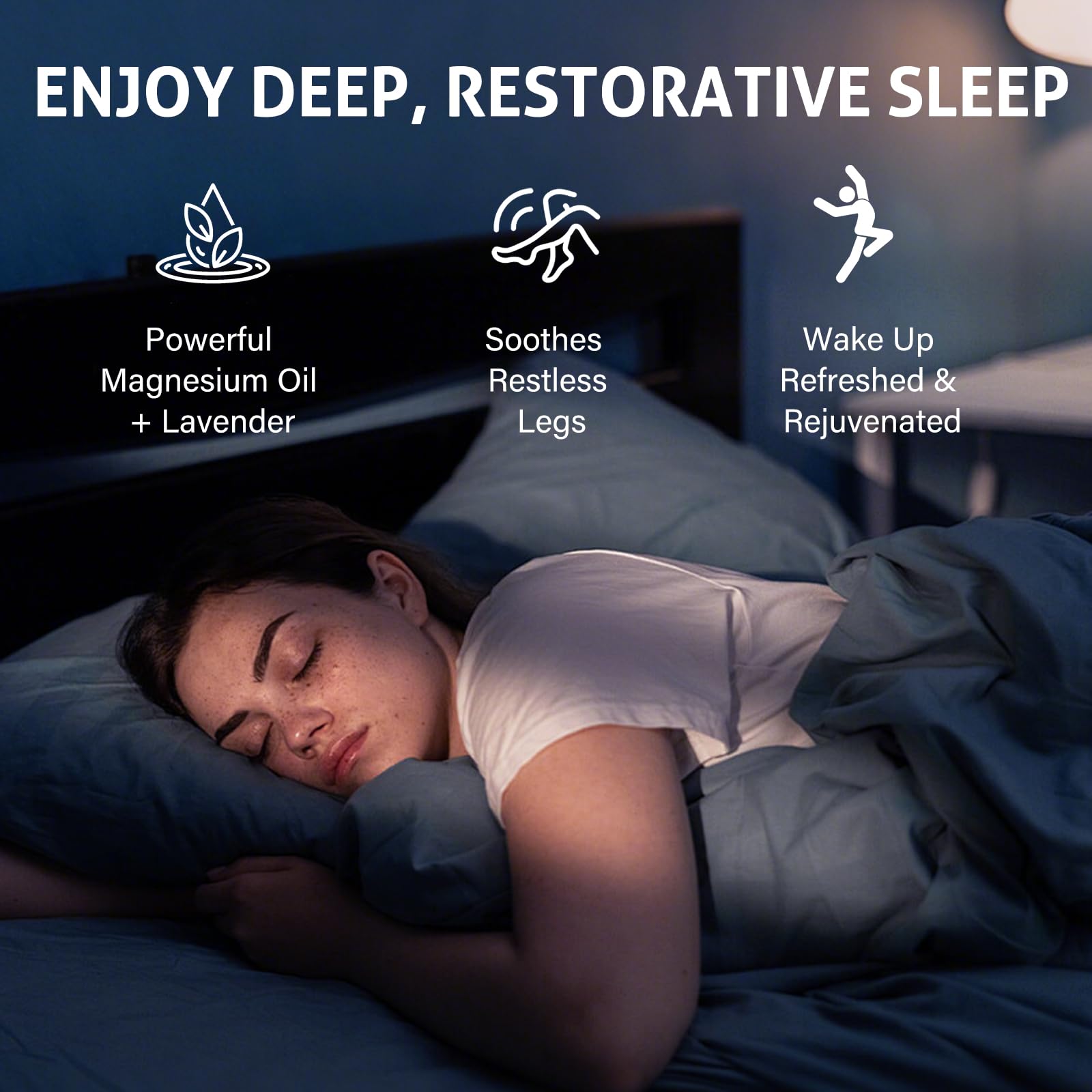 Magnesium Cream for Sleep Natural Mg Butter for Muscle Relaxation Topical Magnesium Cream for Restless Legs Syndrome Relief Soothing Butter for Leg Cramps & Muscle Pain - Image 3