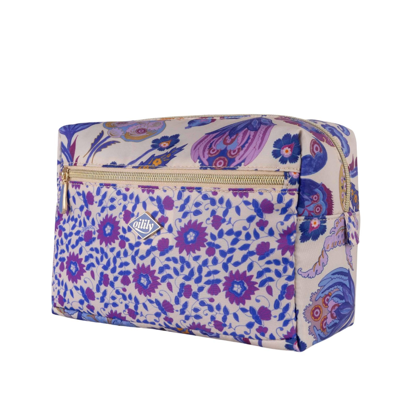 Oilily Kulturbeutel Chandrika Cosmetic Bag Shifting Sand bunt